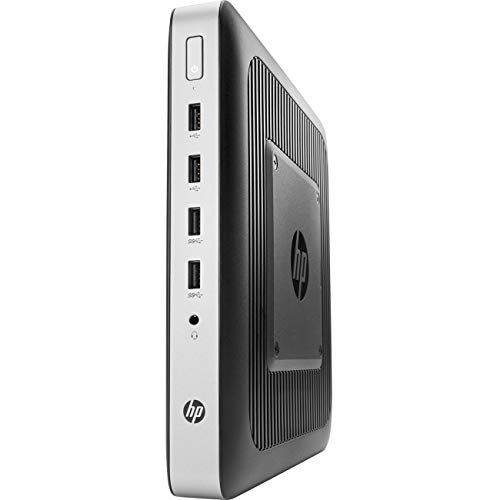 Image of HP 3BG71UT#ABA t630 Thin Client - Tower Desktop - 4 GB RAM - 16 GB Flash - AMD Radeon R7 - Black /Silver