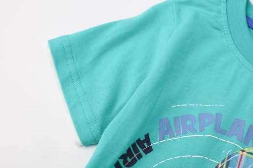 Image of Toddler Boy Clothes Kids Summer Cotton Outfits Shirt Short Sets Size 2-7
