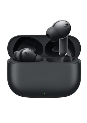 Image of Buds T310 True Wireless in-Ear Earbuds with 46dB Hybrid ANC, 360 Spatial Audio, 12.4mm Dynamic Bass Driver, Upto 40Hrs Battery and Fast Charging (Black)