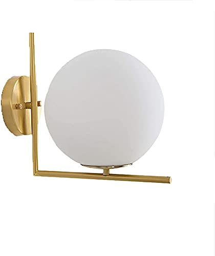 OOMRNV Lámpara De Pared De Cobre con Diseño De Moda para Sala De Estar, Dormitorio, Pasillo, Porche, Lámpara De Latón E27,
