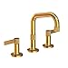 Newport Brass 3230 Pardees 1.2 GPM Deck Mounted Widespread Bathroom Faucet with Pop-Up Drain Assembly - Aged Brass