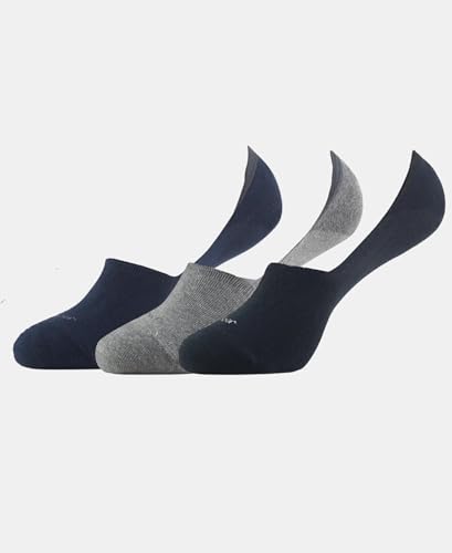 Image of Jockey 7099 Men Compact Cotton Elastane Stretch No Show Socks With StayFresh Treatment (Pack of 3)