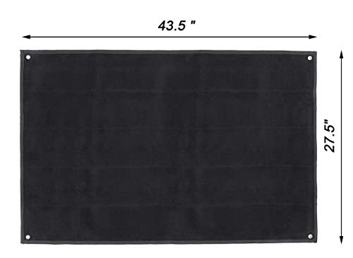 Antrix Tactical Morale Patch Panel Patch Display Board Patch Holder Patch Display Poster Frame Military Hook and Loop Backing Patch Board Panel -XL (43.5x27.5")