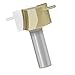 Heavy-Duty 12.7mm Shank Milling Tool Enhanced Wear Resistance for Aluminum Woodworking Tasks Gold Plated Router Bit