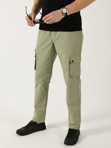 Pantalon cargo homme confortable Thomas Scott à taille élastique en coton - 5