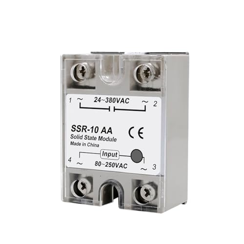 Relais statique monophasé SSR-25DA 10A pour circuit de contrôle AC 3-32V