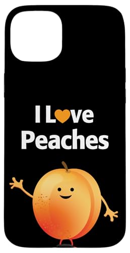 I Love Peaches �t���[�c&�x�W�^���A�� �X�}�z�P�[�X iPhone 15 Plus �p