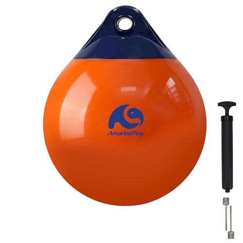 9 Inch Anchor Float Buoy Marker Buoy for Lake Small Round Boat Fender Ball