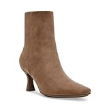 Anne Klein Women's Pablo Ankle Boot, Truffle, 9 M