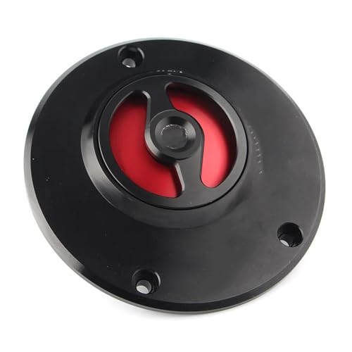 Couvercle réservoir essence sans clé rouge alu CNC pour Kawasaki Z800 ER6 Z750