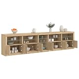Ces lumières LED améliorent non seulement l'aspect moderne du buffet, mais lui donnent également une touche tendance