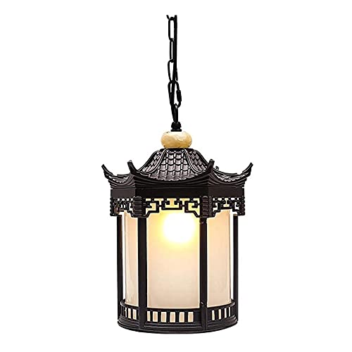 Lampadaire de jardin et suspension extérieure rétro E27 étanche pour porche