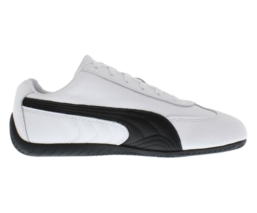 PUMA Womens Speedcat Leather Lace Up Sneakers Shoes Casual - White - Size 9.5 M3