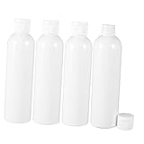 Mobestech 4 Stück Plastikflaschen mit Klappdeckel Auslaufsichere Gelspender Leichte Reiseflaschen...