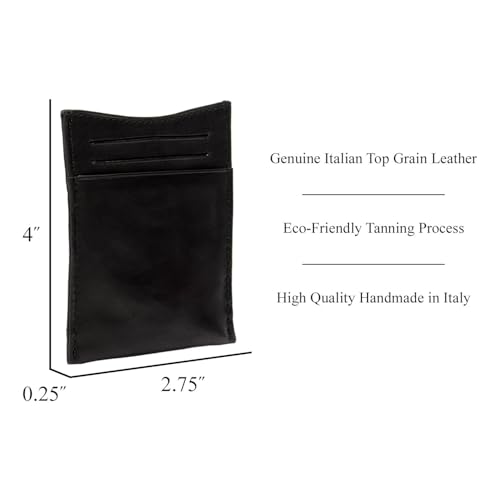 Tony Perotti Mens Minimalist Front Pocket Money Clip Wallet & Card Holder Italian Leather4