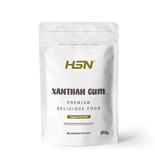Goma Xantana de HSN | 150 g | Espesante Alimenticio en Polvo | Ideal para Recetas Fitness | Fibra Soluble para dar Espesidad | No-GMO, Vegano, Sin Gluten ni Lactosa…