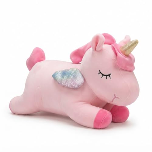 Image of Storescent Soft Toys for Kids - Stuffed Animal Plush Soft Toy for Boys & Girls | Plushie Toy Unicorn Pink 30cm