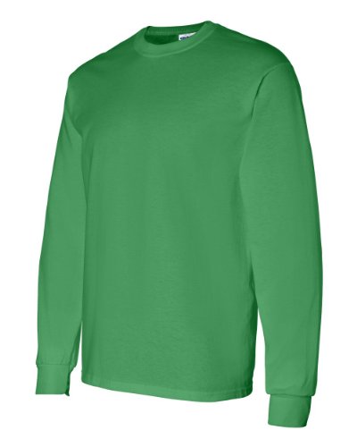 Gildan Mens 5.3 oz. Heavy Cotton Long-Sleeve T-Shirt (G540) -IRISH GREE -L