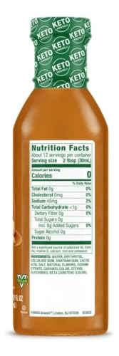 Walden Farms Caramel Syrup – Perfect for Coffee, Desserts, Ice Cream – Zero Calorie, Sugar-Free, Low Carb, Keto-Friendly, Gluten-Free, Vegan – 12 oz Bottle