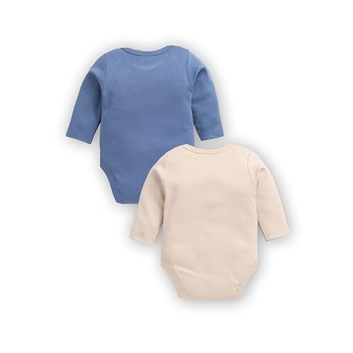 Image of TINYO Boy's Letter Print Regular Fit Bodysuit for Baby Kids