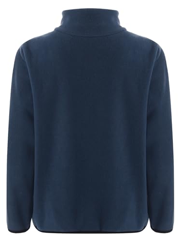 Kids Boys Girls Solid Full Zip Long Sleeve Fleece Jacket Spring Fall Winter Sherpa Coat Outwear with Pockets2