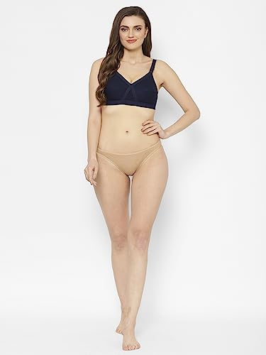 Image of Floret Women's Pure Cotton-Fabric Non Padded & Non-Wired Cut & Sew /Full Coverage Bra