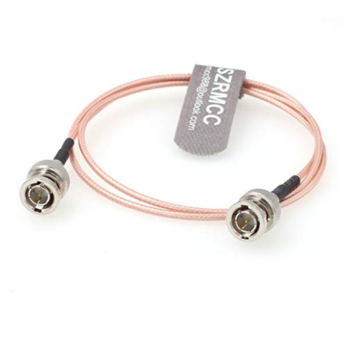 SZRMCC BNC Male to BNC Male 75ohm HD-SDI 3G RG179 Video Coaxial Cable for ARRI RED Blackmagic Cameras Atomos SmallHD Monitor (80cm) - Image 3