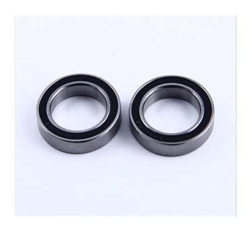 EXBWXNIL 10/50pcs S6700-2RS S6700RS 10x15x4mm Thin Tube Stainless Steel Ball Bearing Deep Groove Ball Bearing Double Rubber Cover(50pcs)