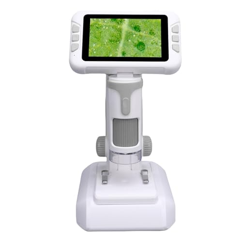 Microscope pour enfants numérique 1600X avec écran LCD de 4 pouces portable pour 3 à 12 ans