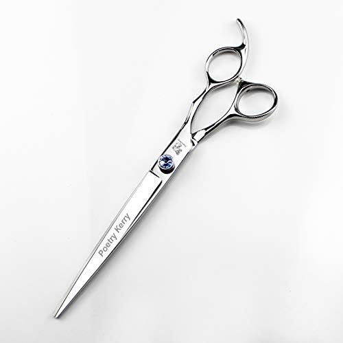 high-end Professional pet Care 8.0 inch pet Scissors JP440C Steel Silver (Cutting Scissors)