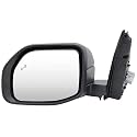 Auto 5 Pins Rückspiegel Montage Strukturiert Schwarz Manuelle Klapp Blind Spot Für Ford Für Bronco Sport 2020-2025(Left)