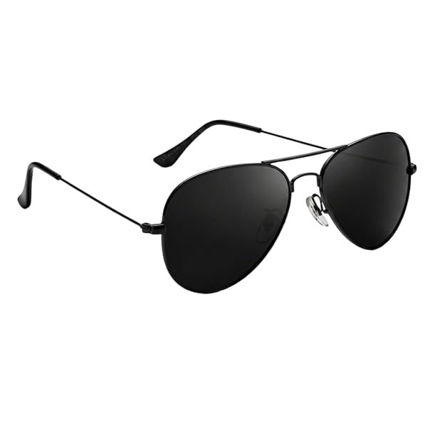 Unisex Aviator Sunglasses for Men and Women UV Protection Black Lens Metal Frame Lightweight Driving Outdoor Travel Cycling Fishing Casual Eyewear Classic Style-image-37