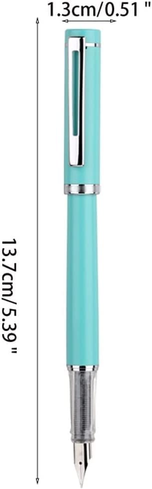 Pluma estilográfica Plumas Pluma estilográfica de lujo Pluma estilográfica portátil Pluma de caligrafía con relleno de pistón Apto for oficina ejecutiva Pluma de cumpleaños profesional (Color :