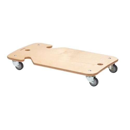 Pedalo® Rollbrett Safety I Holz-Rollbrett I Gleit-Rollbrett I Sport-Rollbrett I Kinder-Rollbrett (Natur)