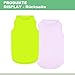 Kickred 2 Pack Hund Kühlung Shirts, EIS Haustier Weste Hund Kleidung für Instant Kühlung, ultraleichte atmungsaktive ärmellose T-Shirts für mittlere Hunde Junge Mädchen (Violett+Grün, XL)