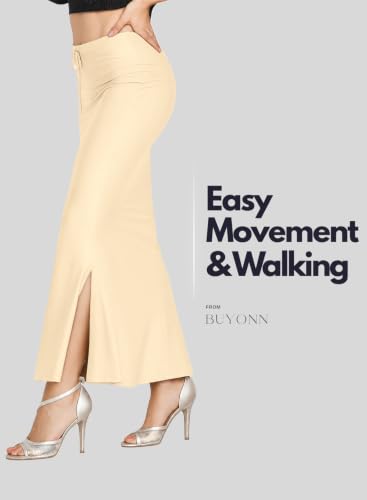 Image of Saree Shapewear Petticoat for Women | Stretchable Saree Shaper | Shapewear for Saree | Petticoat Innerwear | Saree Skirt for Women | Shape Wear for Dresse & Sarees