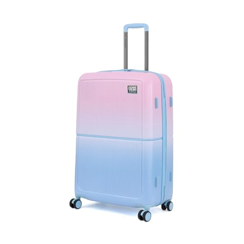 Image of Urban Jungle by Safari Polycarbonate, Premium Large (75 Cm) Trolley Bag, Check-in Suitcase with 8 Silent 360 Degree Wheels and TSA Lock, Hardside Travelling Luggage for Both Unisex (Multicolor)