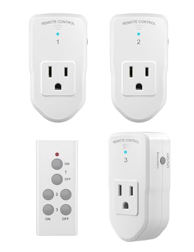 BN-LINK Wireless Remote Control Electrical Outlet...