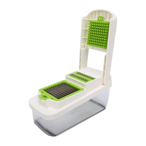 Cortadora y trituradora manual de verduras Fabater con contenedor miniatura 1