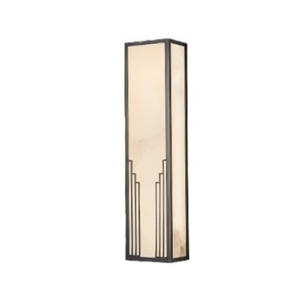 birene Wall Lamp Copper Marble Living Room Staircase Balcony Simple Long Bedroom Bedside Wall Lamp