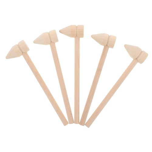 DOITOOL Wooden Hammer Toy Set Small Hammers Hammering Toys Gavel Mallet Boys and Girls Game