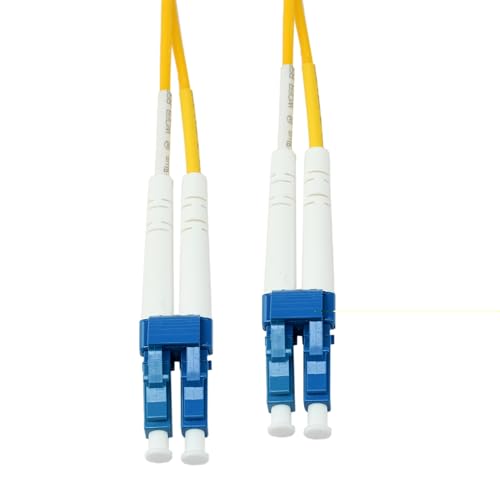 Image of 10M LC to LC OS2 Fiber Optic Patch Cable Singlemode Duplex Optical Patch Cord 9 /125m Fiber Optic Cable LC-LC DX 10 Meter (33ft)