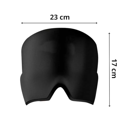 Touca Para Dor De Cabeça / Enxaqueca Com Gel Quente E Frio, Máscara Gelada e Quente Para Enxaqueca,