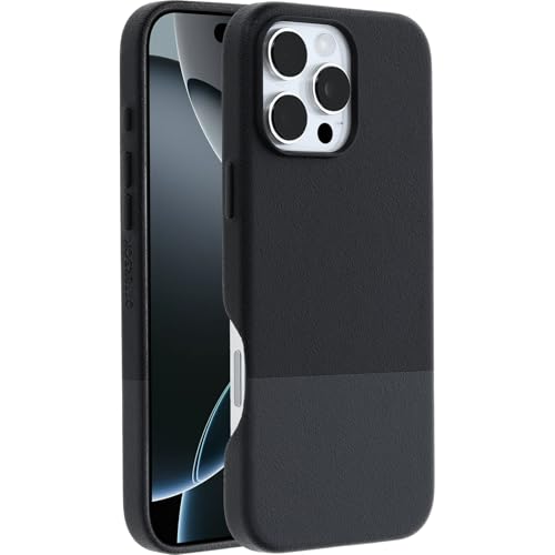 Image of OtterBox iPhone 16 Pro Max Statement Series Cactus Leather for MagSafe - Desert Dusk Black - Ultra-Thin, Sleek iPhone Case, Premium iPhone Case, MagSafe Compatible