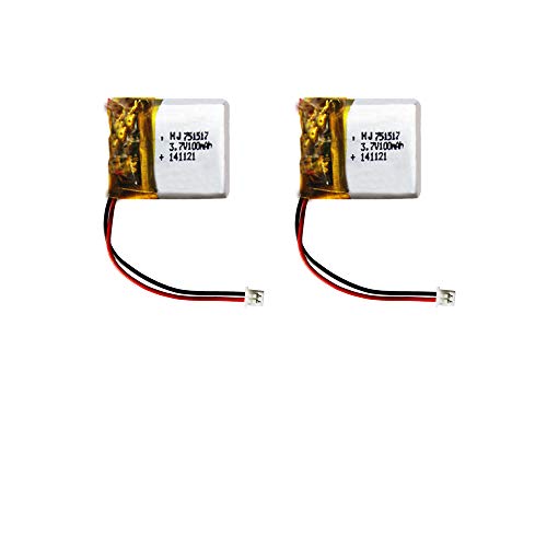 OCTelect CX10 3.7V 100mAh Lipo Battery Cheerson CX10 CX-10 CX-10A RC Quadcopter Spare Parts 3.7V 100 mAh Li-po Battery 1.25mm 2 pcs