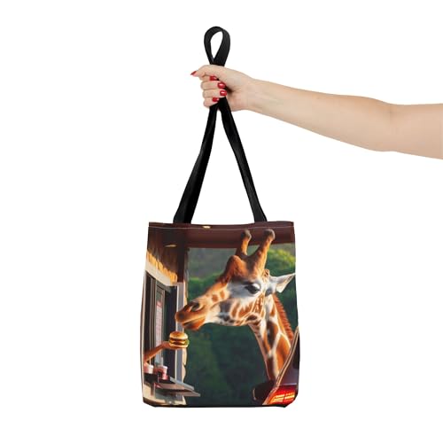 Premium Giraffe Drive-Thru Tote Bag with Reinforced Stitching, 13 or 16in4
