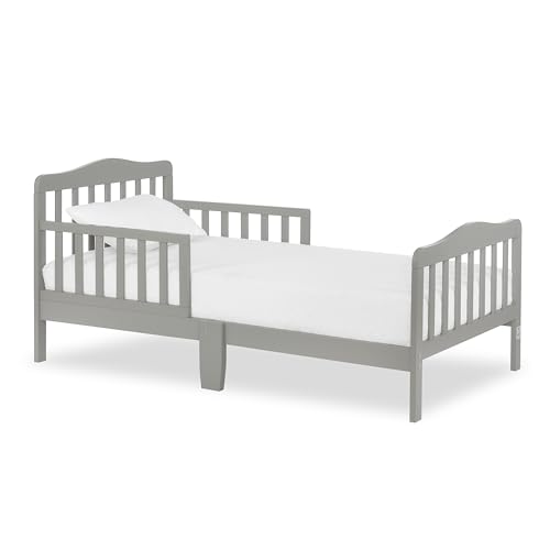 Image of Dream On Me Classic Design Toddler Bed, GREENGUARD Gold, Cool Grey
