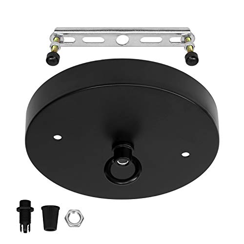 Photo 1 of 5.8 Inch Black Pendant Light Canopy