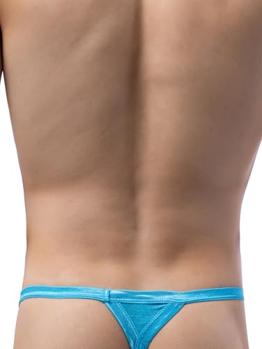 iKingsky Men's High Stretch Pouch G-string Underwear Sexy String Thong Panties4