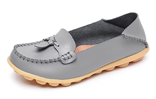 Image of VenusCelia Women's Decoration Comfy Walking Flat Loafer